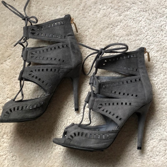 Zigi Soho Barrel Lace-up Heels - Picture 4 of 6